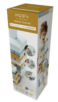 MOES PLAY tower blocks by Citron Grenadine