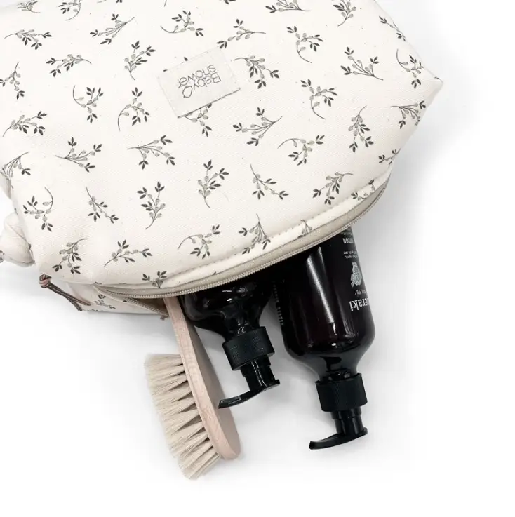 BABYSHOWER trousse de toilette Sophie / olive bloom by Citron Grenadine