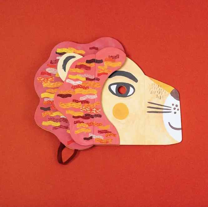 LONDJI masque et stickers be wild / lion +4 ans by Citron Grenadine