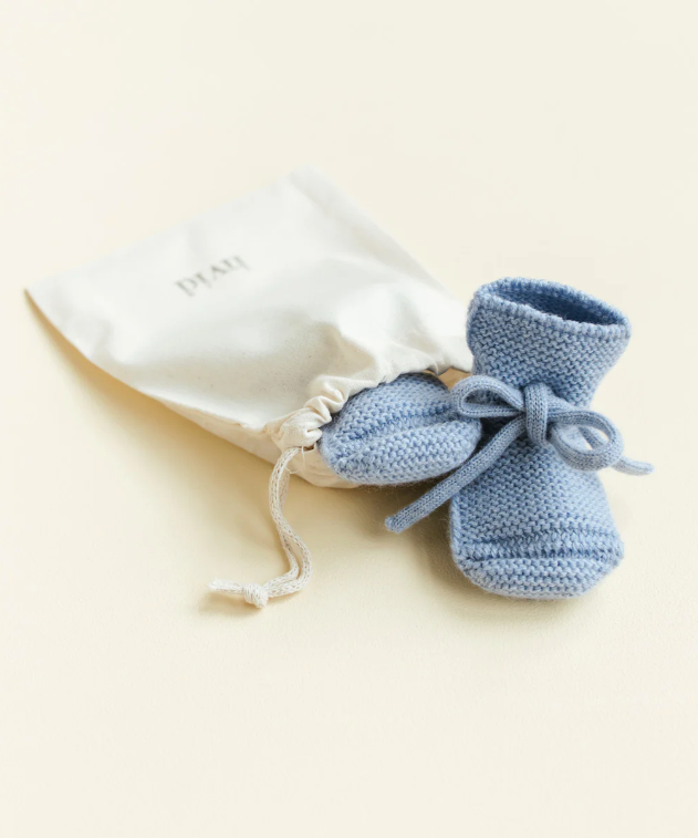HVID chaussons booties / light blue by Citron Grenadine