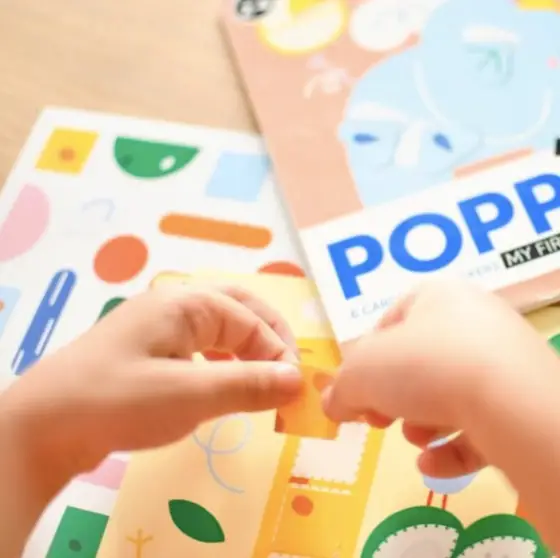 POPPIK stickers 2ans+ / animaux by Citron Grenadine