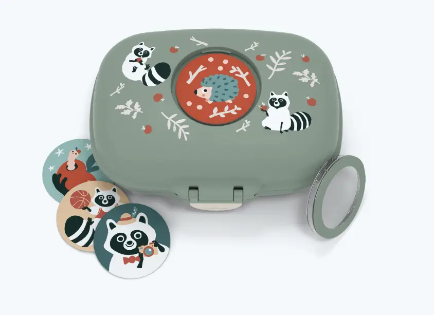 MONBENTO tresor gram raccoon by Citron Grenadine