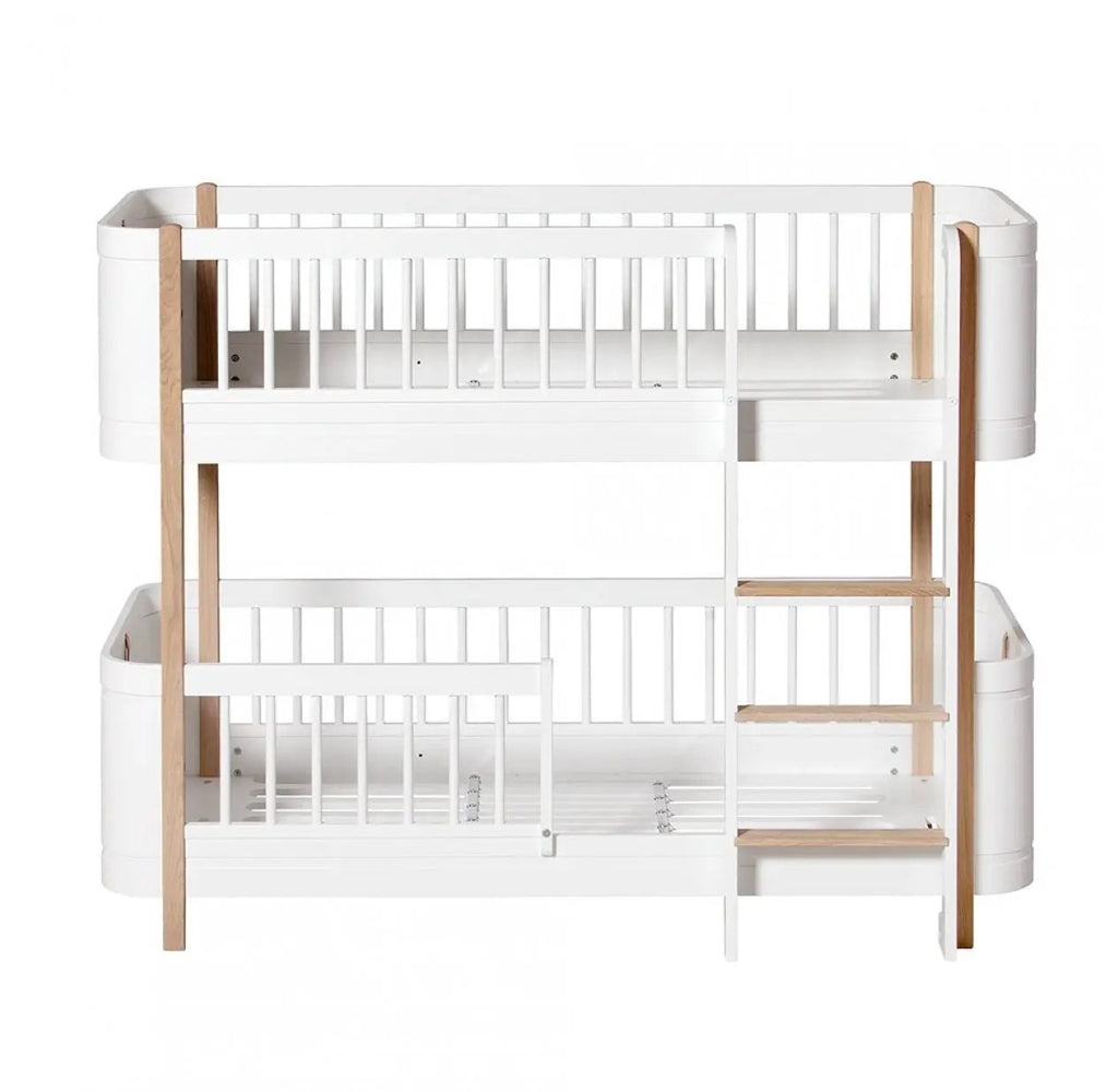 Oliver Furniture Lit superposé mi-haut Wood Mini+ by Citron Grenadine