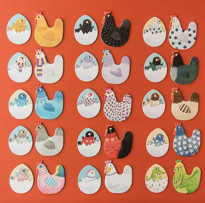 LONDJI memory game chicks & chickens +3 ans by Citron Grenadine