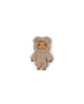 Poupée en peluche Miko Phoebe oat, beige avec capuche en fourrure, LIEWOOD