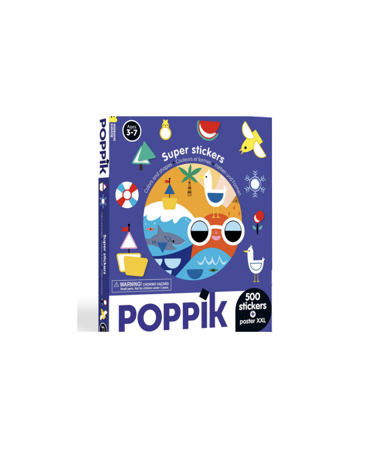 POPPIK sticker colors and shape 3+