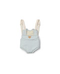 Porte-poupée Eleanor Liewood stripe beach blue avec bretelles beige, accessoire poupées