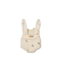 Doll carrier Eleanor by Liewood in beige peach seashell print with adjustable straps