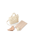 LIEWOOD sac à langer Neoma pour poupées beige imprimé petites fleurs Peach Pale Tuscany mix