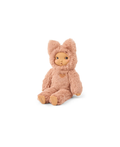 Liewood Misa Cleo plush doll in pale Tuscan bunny fur suit.
