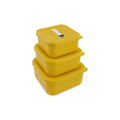 TRIXIE set de 3 boîtes déjeuner jaunes Mr Lion par Citron Grenadine