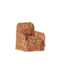 Maileg folding dollhouse armchair in pink floral fabric by Citron Grenadine