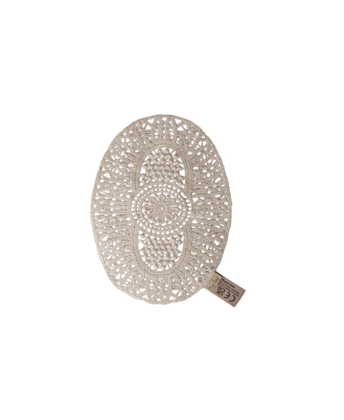 Maileg tapis en dentelle pour maison de poupées, beige, Citron Grenadine