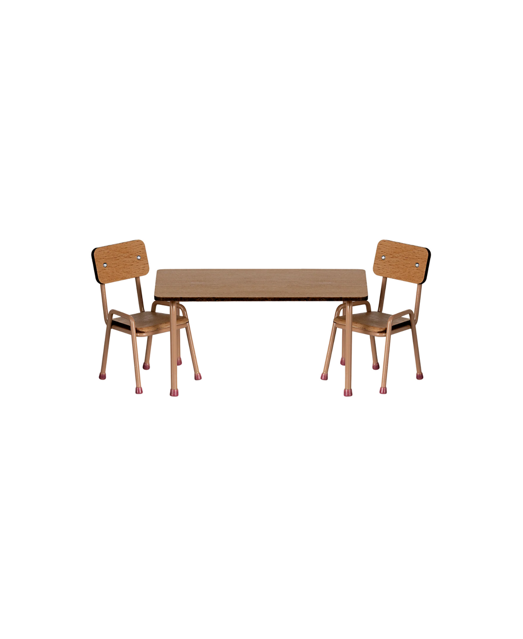 MAILEG table et chaises / dark powder