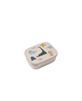 LIEWOOD lunchbox Arthur / Dino Roar sandy; beige lid with playful dinosaur illustrations