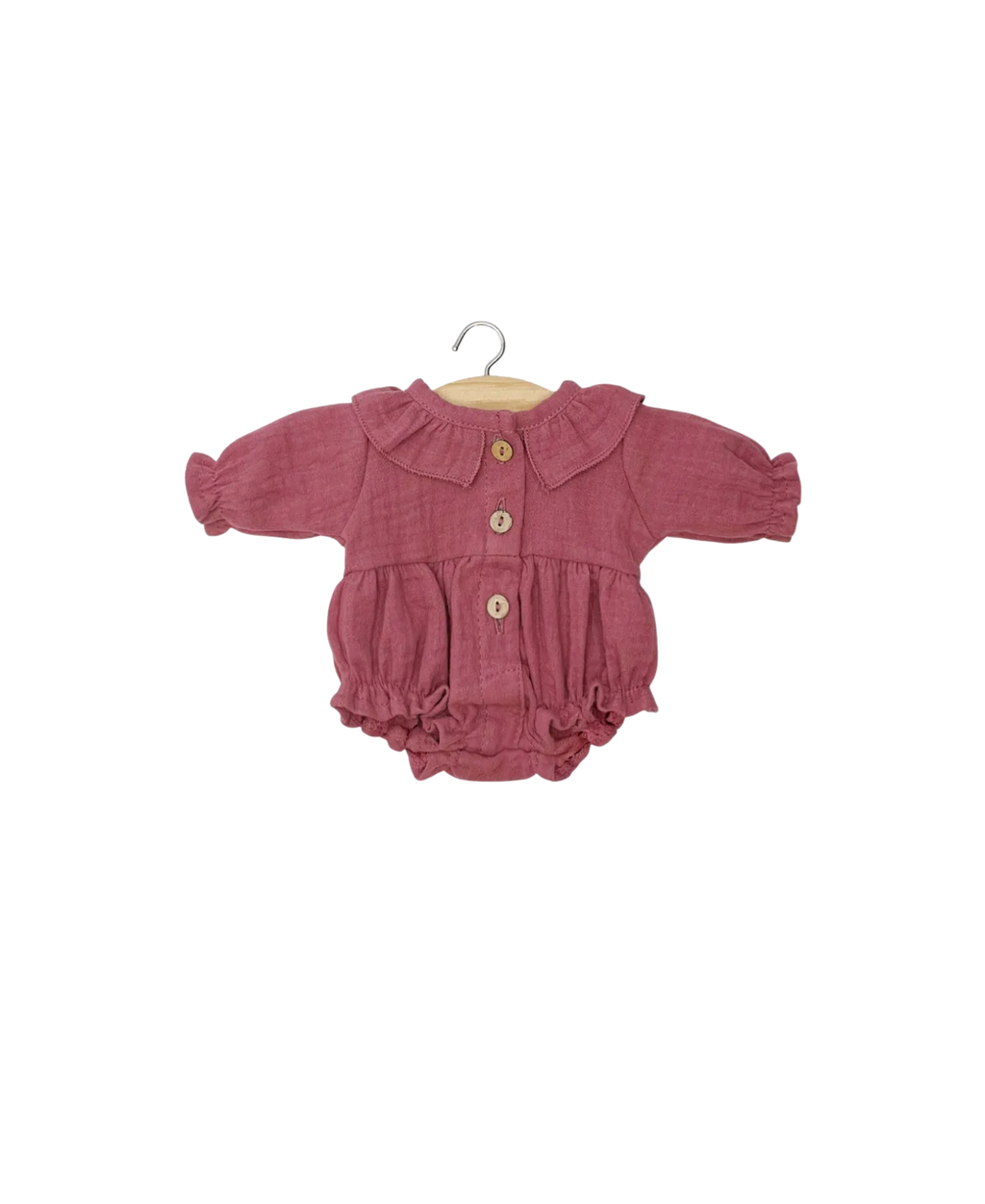 Barboteuse MINIKANE Léonore pour poupée 34 cm, framboise, Citron Grenadine