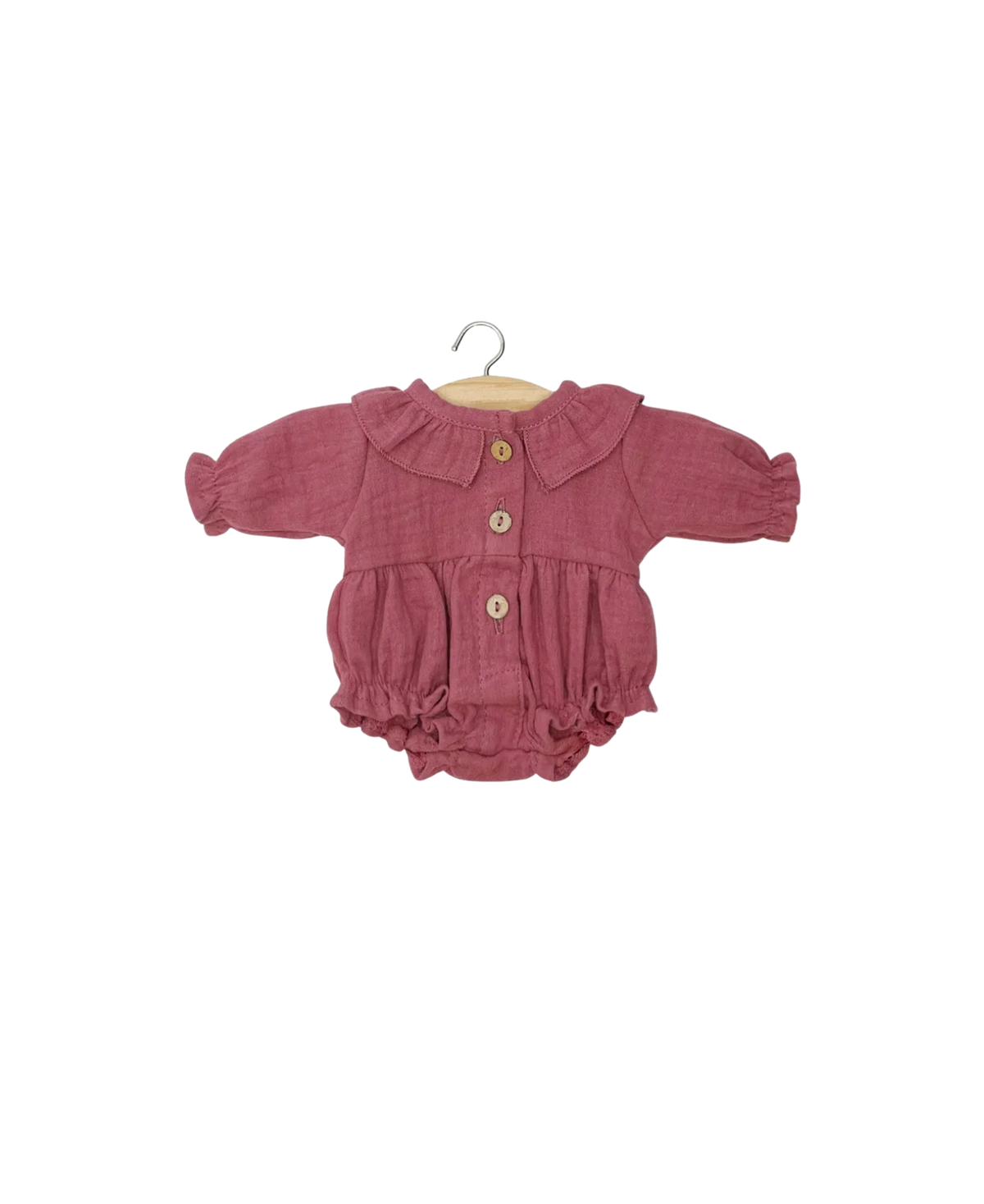 Barboteuse MINIKANE Léonore pour poupée 34 cm, framboise, Citron Grenadine