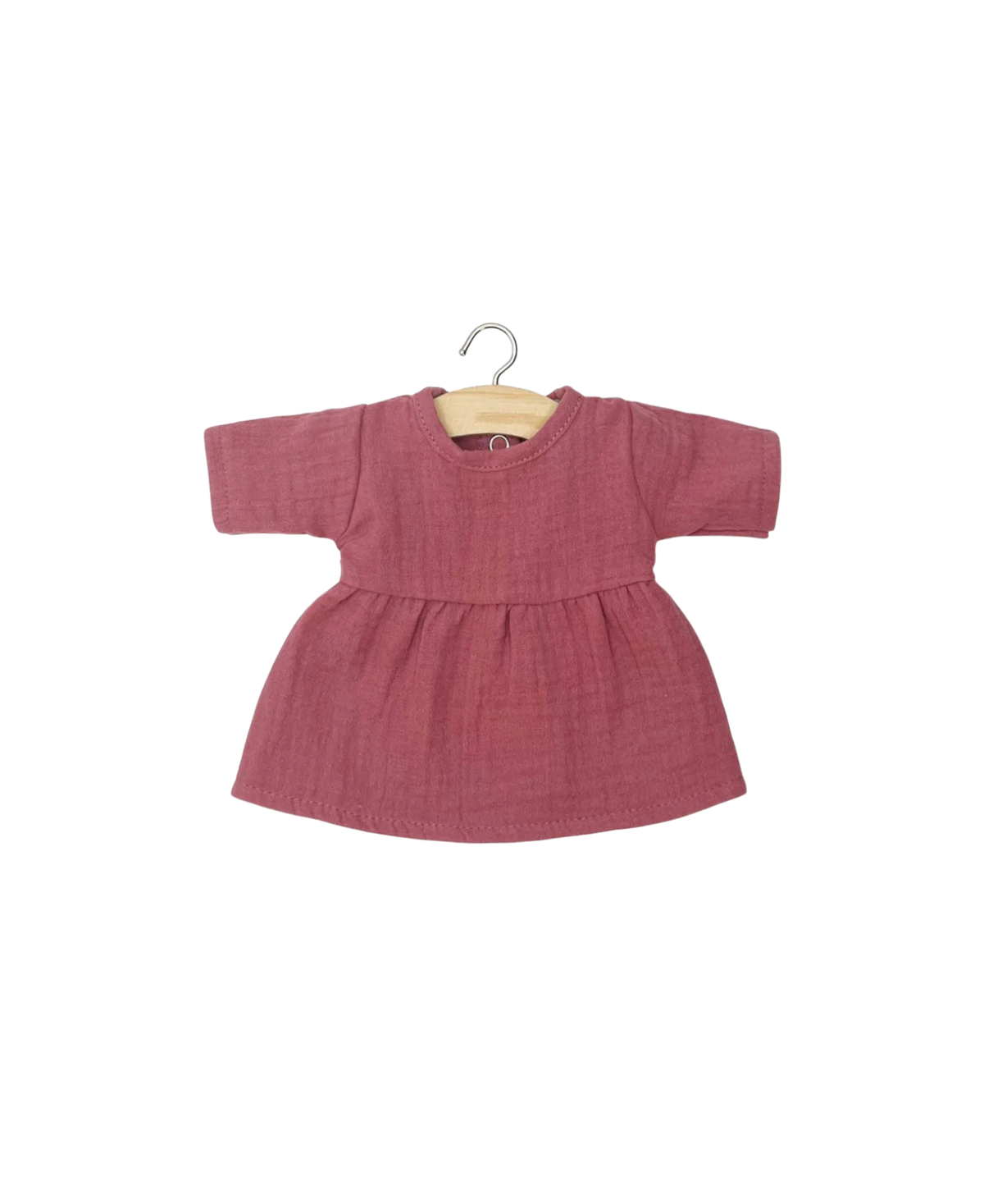 MINIKANE robe Faustine poupée 34 cm framboise, accessoire pour poupées