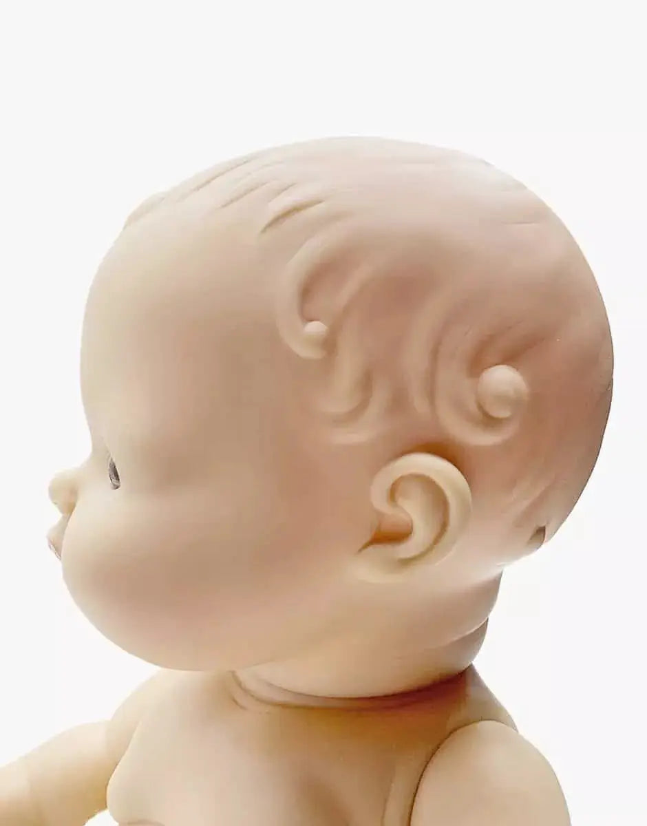 Poupée MINIKANE Faustine, 34 cm, Citron Grenadine, tête de bébé en vinyle