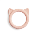 MUSHIE hochet de dentition rose, anneau en silicone en forme d'oreilles de chat