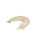 Coussin de maternité Nobodinoz wabi sabi sesame beige avec extrémités nouées