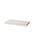 Matelas Camp Novel 120x200 cm en mousse haute résilience, blanc, Citron Grenadine