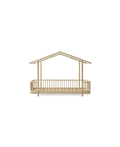 Lit cabane en bois original en chêne pour tout-petits, Oliver Furniture, Citron Grenadine