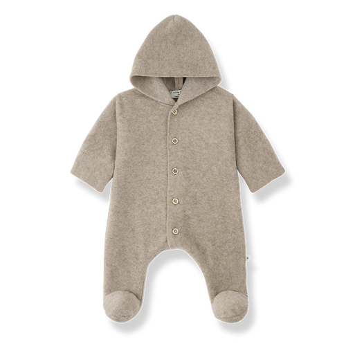 1+ IN THE FAMILY Biarritz combi polaire beige for babies by Citron Grenadine