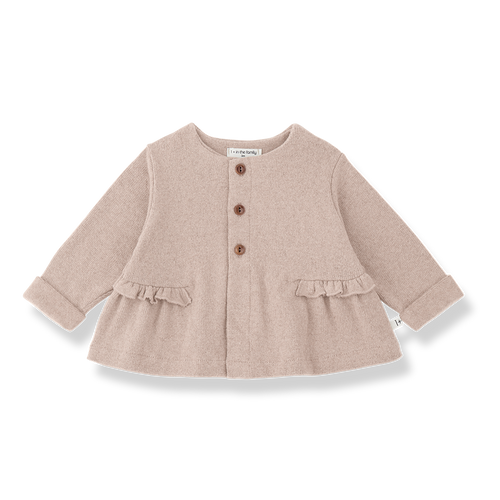 1+ IN THE FAMILY Cortina gilet / nude