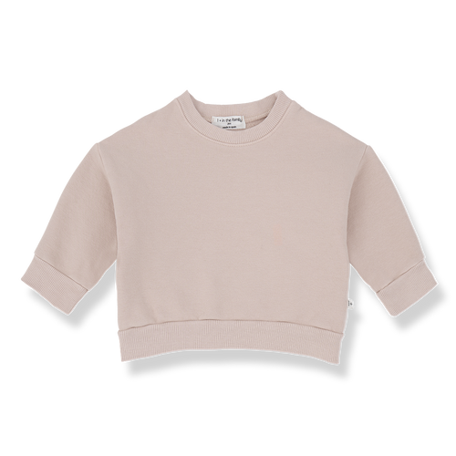1+ IN THE FAMILY Montreal sweatshirt nude for kids, Citron Grenadine, long-sleeve