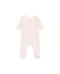 PETIT BATEAU pyjama en velours / coeur