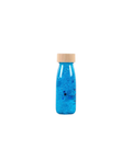 PETIT BOUM bouteille sensorielle bleue scintillante, jouet de dentition Citron Grenadine