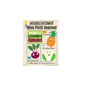 Livre bébé en tissu POPPIK fruits et légumes, alphabet et illustrations colorées, jouet d'éveil