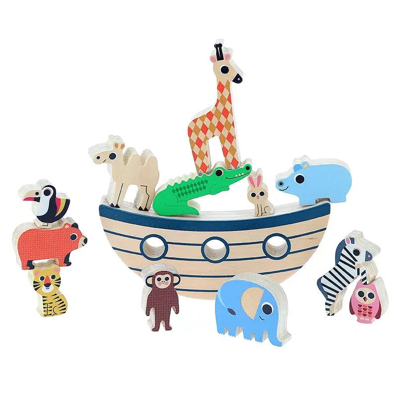 Jeu d'équilibre arche des animaux en bois, Citron Grenadine VILAC, pour enfants 4 ans et plus.