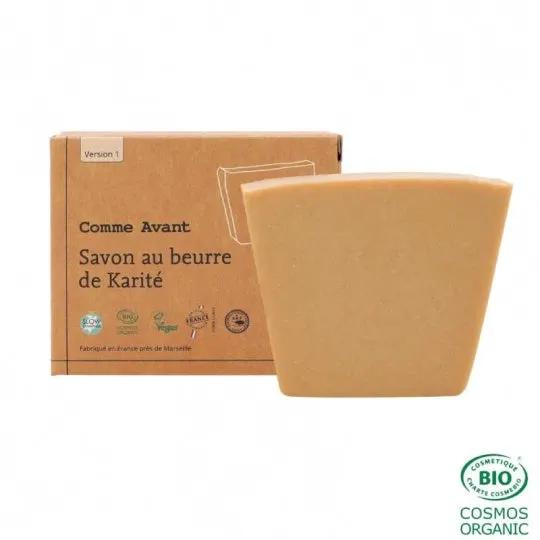 Savon solide COMME AVANT au beurre de karité, Citron Grenadine, avec boîte en carton