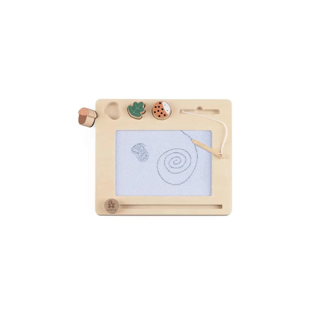 SEBRA tableau à dessiner en bois, Citron Grenadine craft kit 18m+