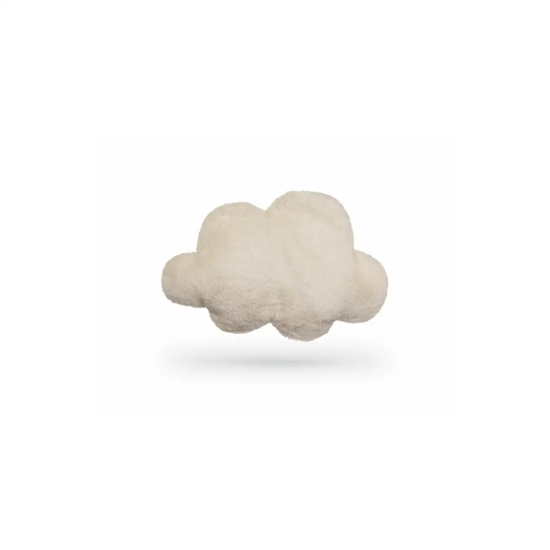 Cloud-shaped plush toy by Citron Grenadine, SENGER doudou bouillotte nuage, ivory