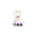 Si Si la paillette kit 3 iconique by Citron Grenadine makeup kit with 3 glitter jars and a lavender brush