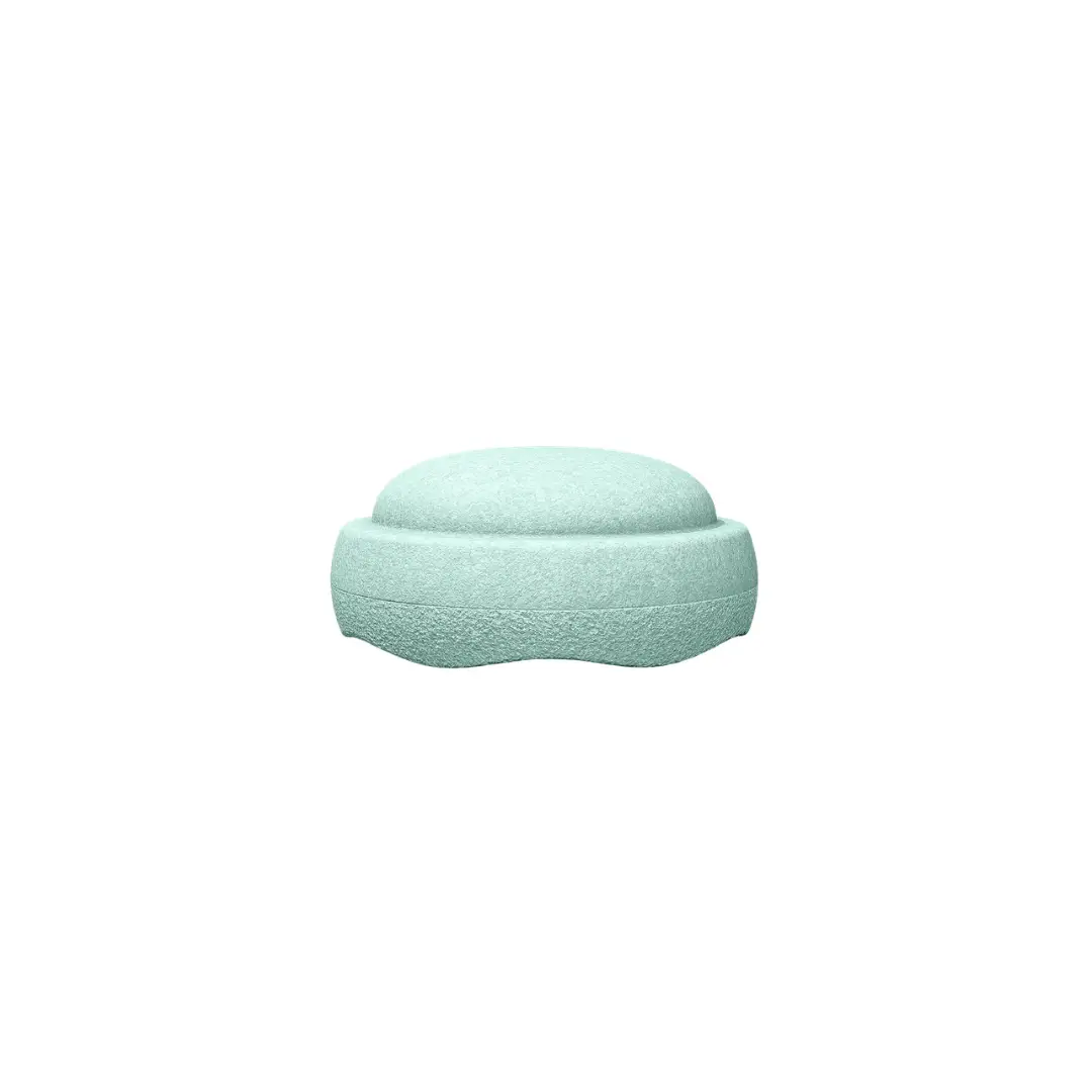 STAPELSTEIN interlocking block in pastel vert clair mint green by Citron Grenadine