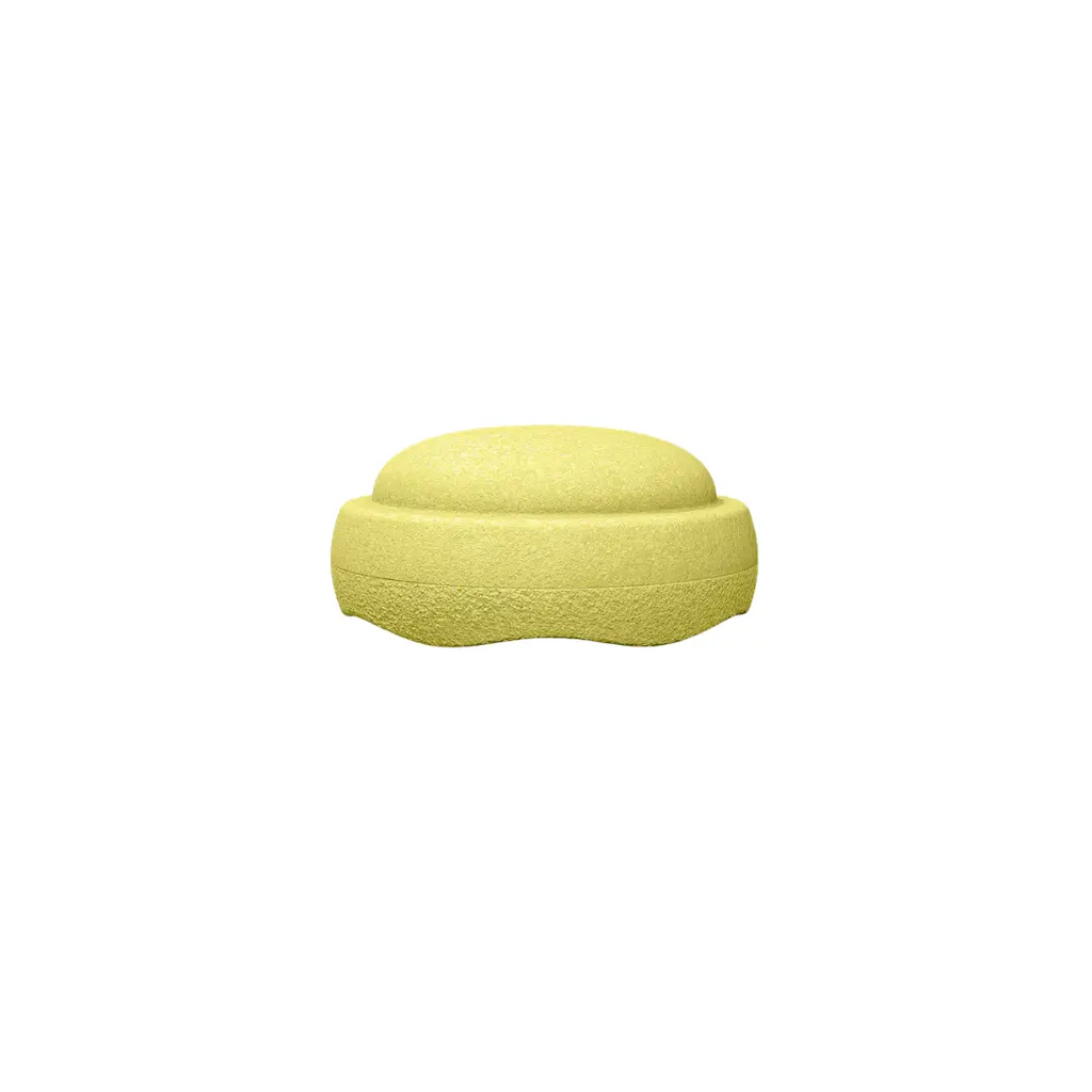 STAPELSTEIN interlocking block in pastel yellow foam texture