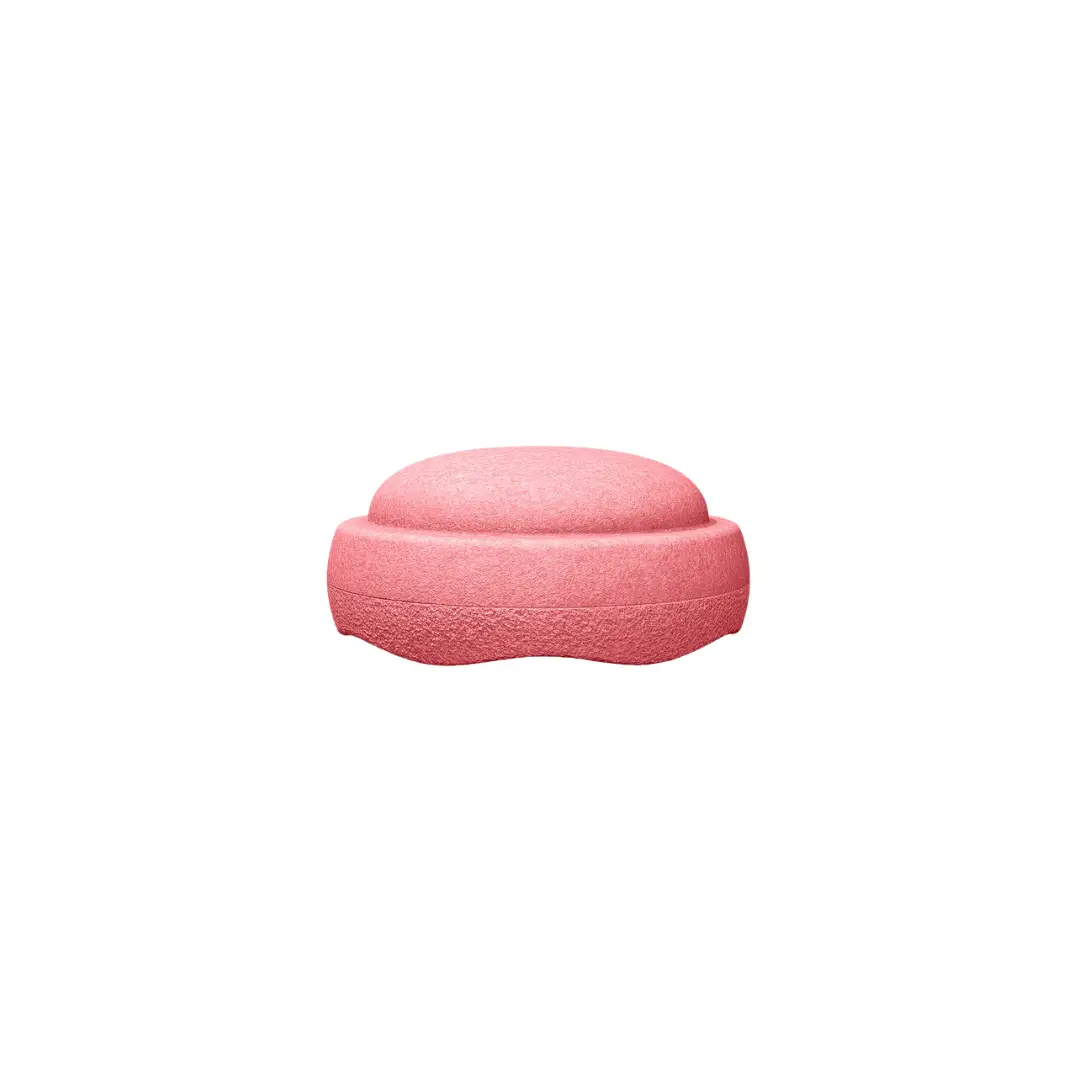 STAPELSTEIN interlocking foam block, pastel pink, rounded-top