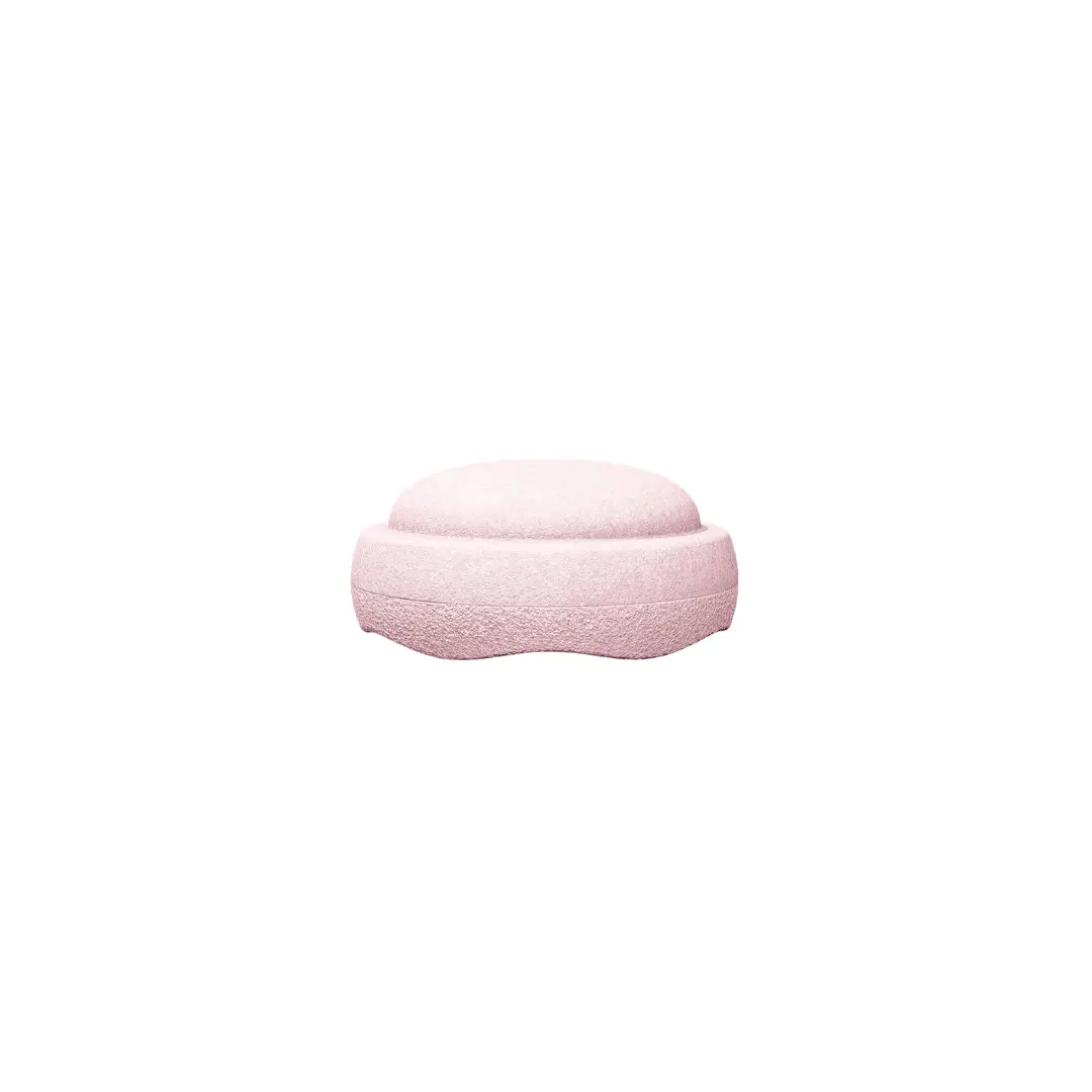 STAPELSTEIN interlocking block in rose clair pink, soft foam toy