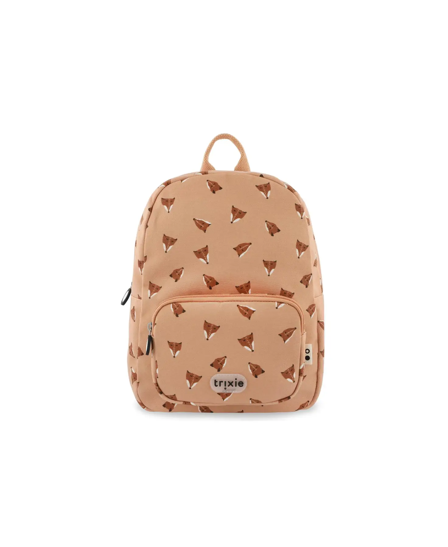 Trixie sac-à-dos school backpack in peach with fox print