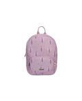 Sac à dos Trixie pastel rose pour écoliers avec imprimés paons et poche frontale, logo Trixie