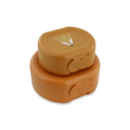 TRIXIE set de 2 boîtes Bento Mr Fox en silicone orange, clips de fermeture, Citron Grenadine