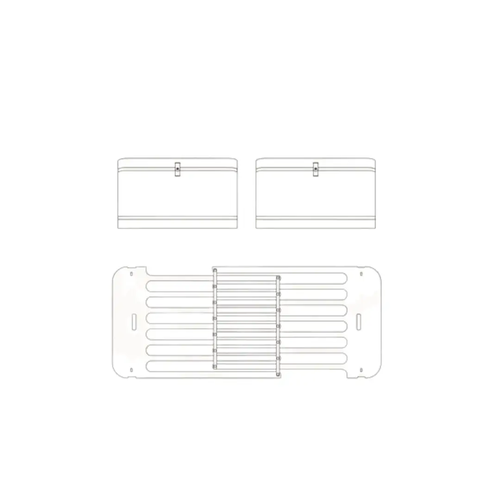 Oliver Furniture mini+ kit famille blanc/chêne 041457 by Citron Grenadine