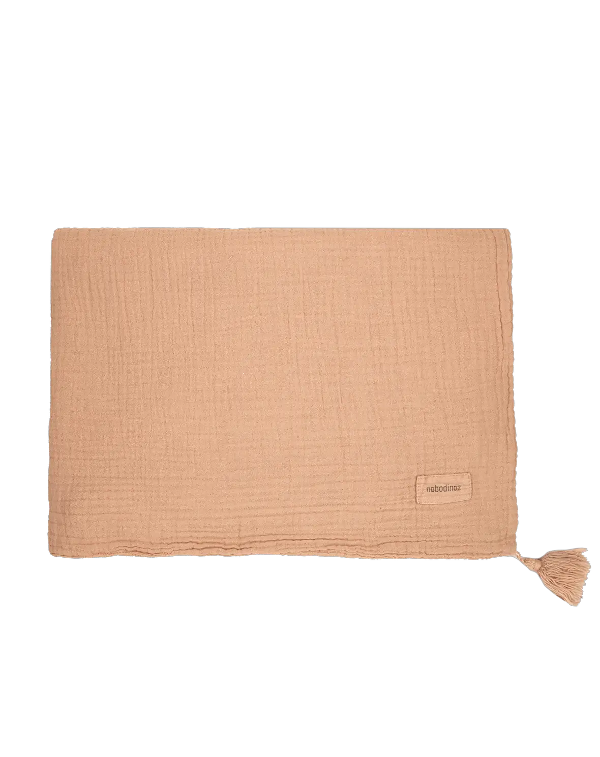 NOBODINOZ Couverture en double gaze de coton wabi-sabi / powder by Citron Grenadine