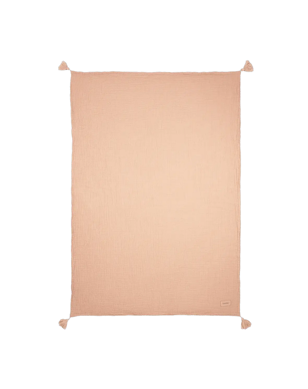 NOBODINOZ Couverture en double gaze de coton wabi-sabi / powder by Citron Grenadine