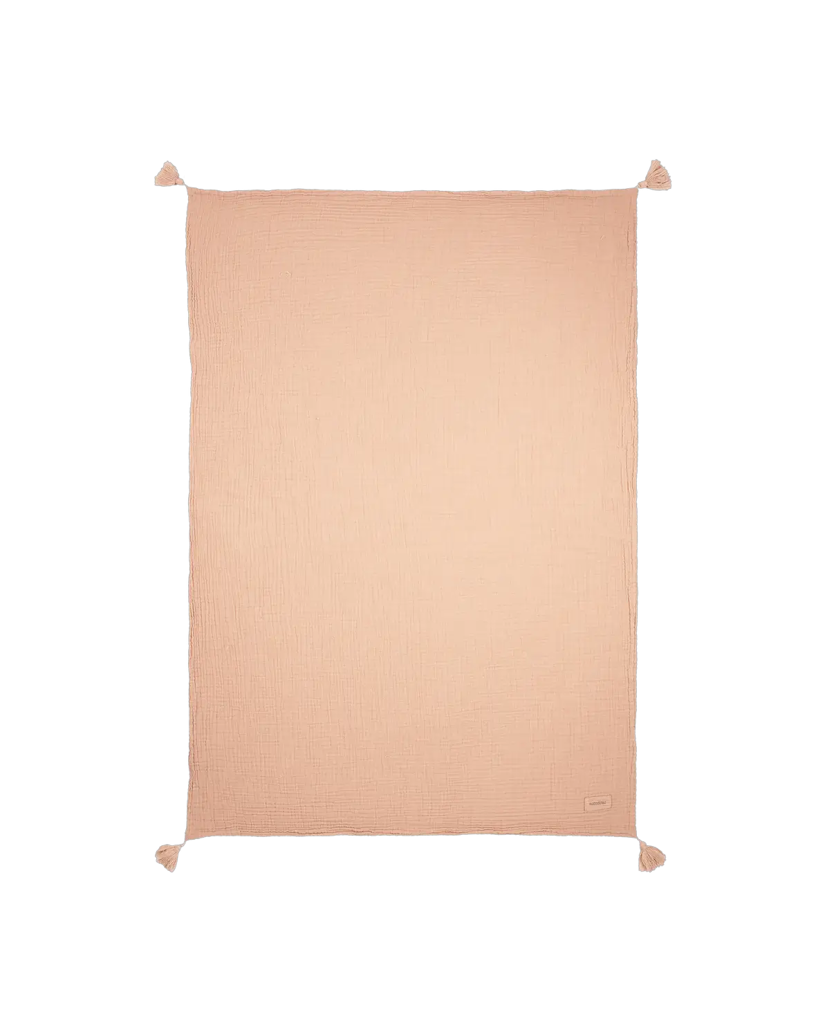 NOBODINOZ Couverture en double gaze de coton wabi-sabi / powder by Citron Grenadine